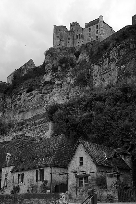 Dordogne in B&W - Château de Beynac