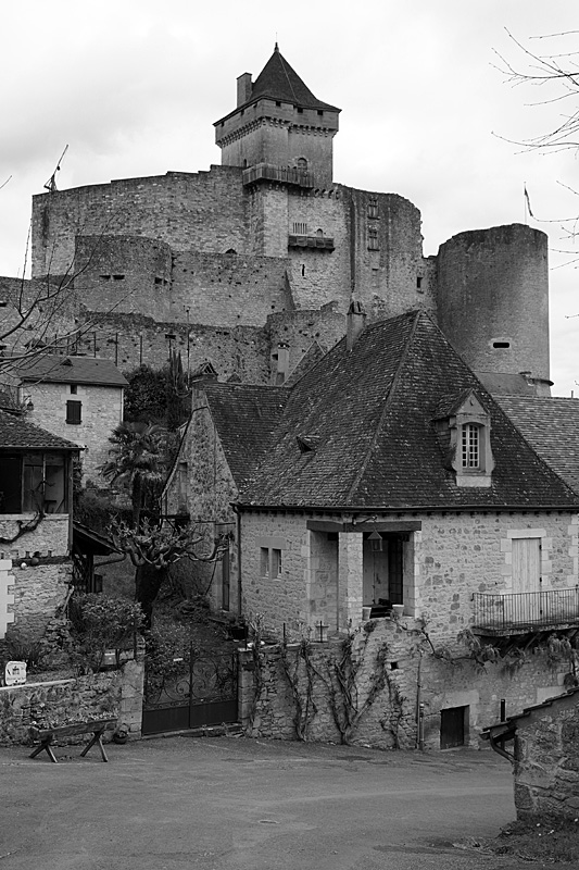 Dordogne in B&W - Château de Castelnaud