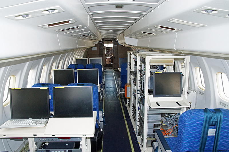 N avions à Francazal - Intérieur de l ATR 42 Safire