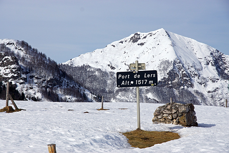 Port de Lers - Le Mont Béas depuis le col du port de Lers