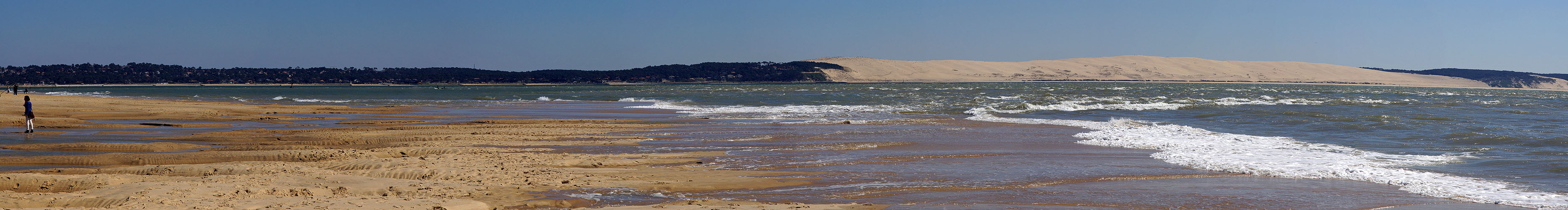 Arcachon - La Dune du Pyla depuis le Cap Ferret