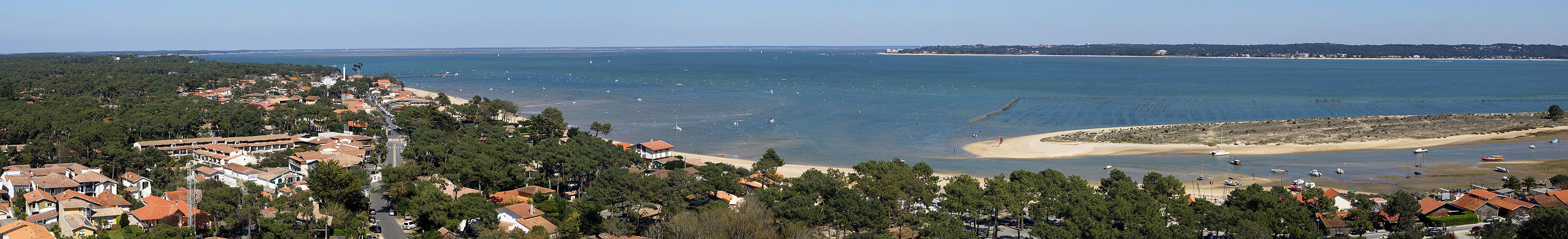 Arcachon - Le bassin d Arcachon depuis le phare du Cap Ferret
