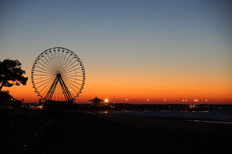 Arcachon - Coucher de soleil sur Arcachon