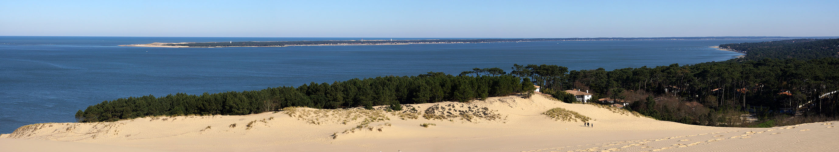 Arcachon - Le Cap Ferret depuis la Dune du Pyla