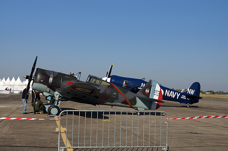 N avions à Francazal - La [q]Curtiss P-36 Hawk[q][br]et le [q]Hawker Sea Fury[q]