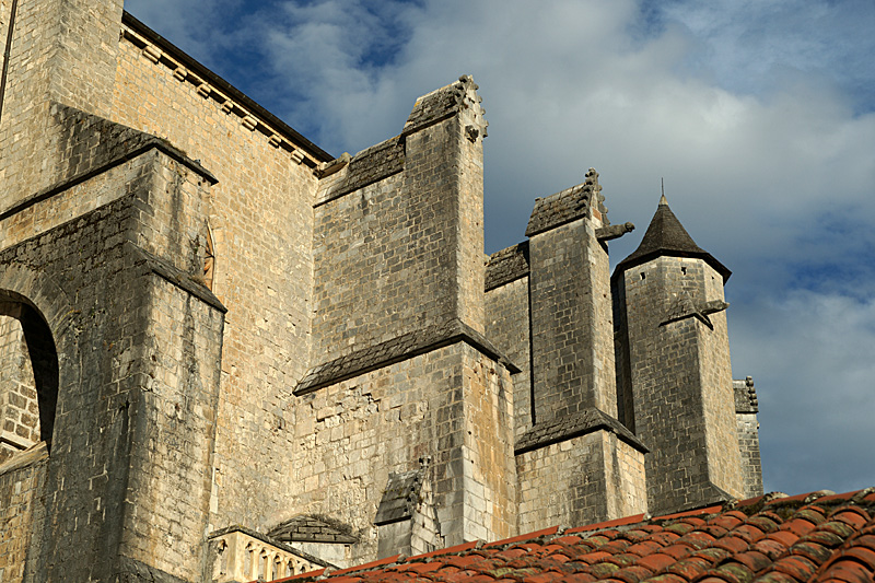Autour de Luchon - Détail de la cathédrale Sainte-Marie de Saint-Bertrand de Comminges