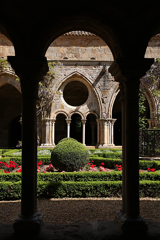 Une journée dans l Aude - Abbaye de Fontfroide - le cloître