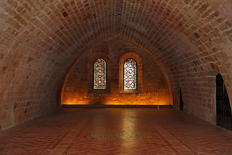 Une journée dans l Aude - Abbaye de Fontfroide - le dortoirs des convers