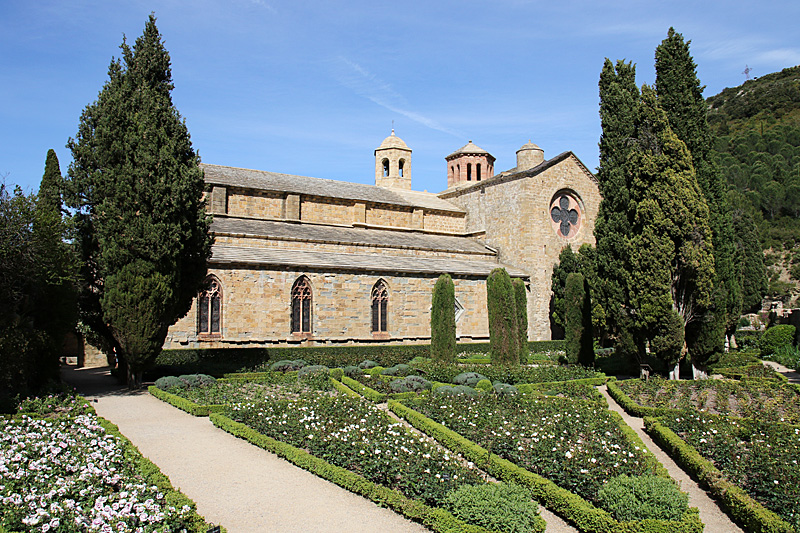 Une journée dans l Aude - Abbaye de Fontfroide - le jardin