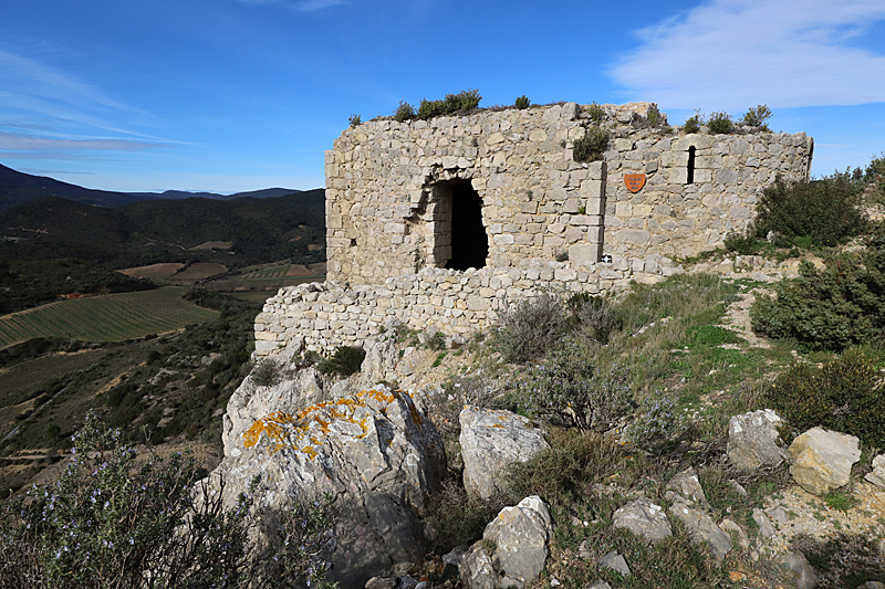 Balade audoise - Chapelle du château d Aguilar