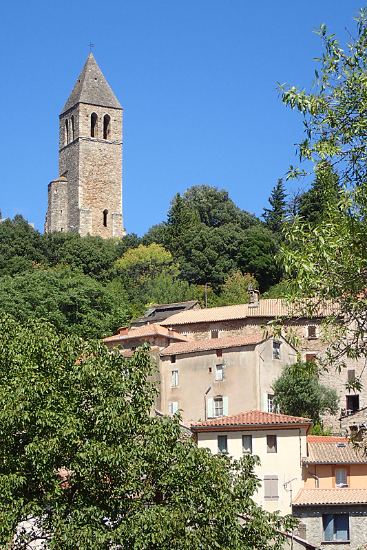 Olargues - La tour clocher d Orlargues