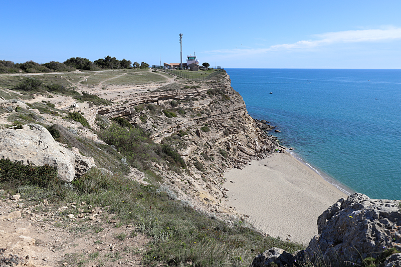 La falaise de Leucate - Le plagette et le cap Leucate
