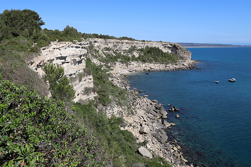 La falaise de Leucate - Le cap des frères