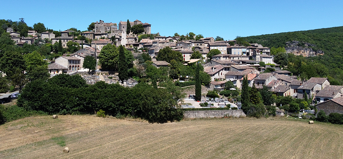 Tour en Tarn ! - [b]Bruniquel :[/b] le village surplombé par la château