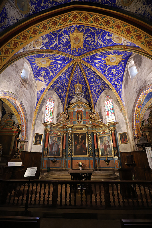 Tour en Tarn ! - [b]Puycelsi :[/b] l église Saint-Corneille