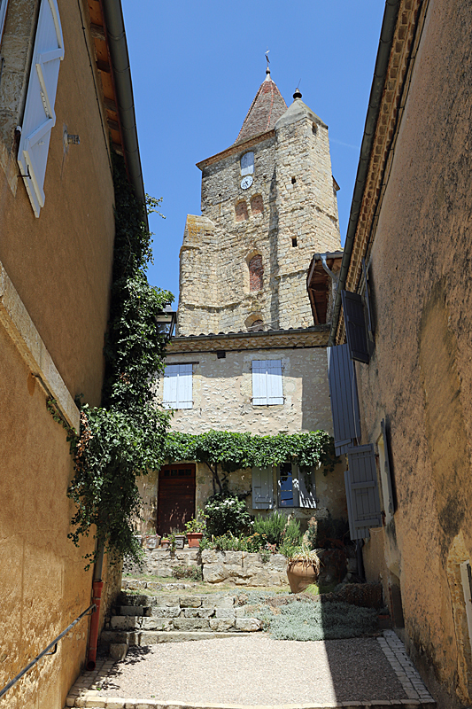Tour en Gers ! - [b]Lavardens :[/b] le clocher de l église Saint-Michel