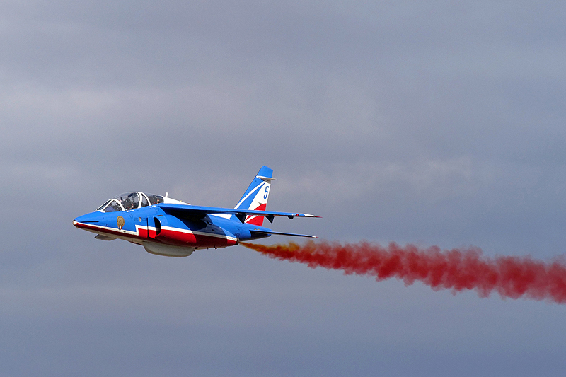 N avions à Francazal - (J1) Démonstration de la Patrouille de France
