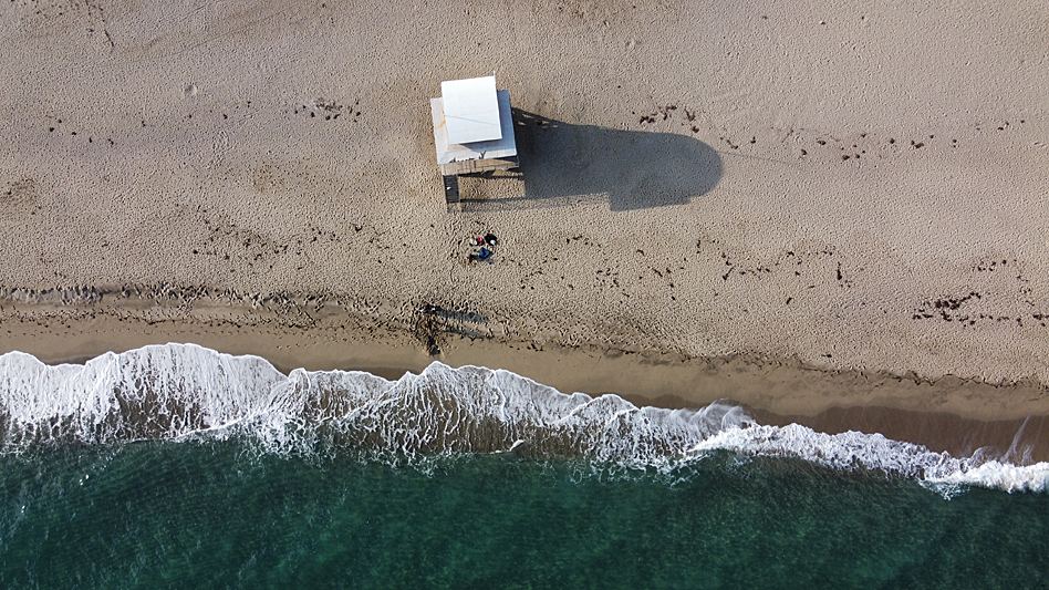 Noël à Leucate - La plage de Leucate