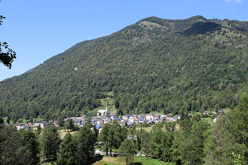 Cascade d Ars - Le village d Aulus-les-Bains
