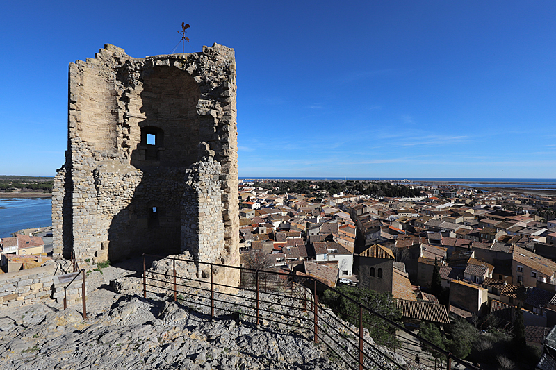 Châteaux audois - La tour Barberousse de Gruissan