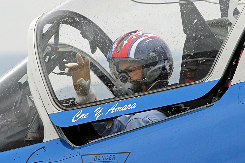 N avions à Carcassonne - Départ de la Patrouille de France sur Alphajet